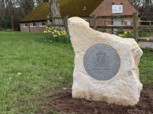 Field in Trust Plaque at Oliver's Park