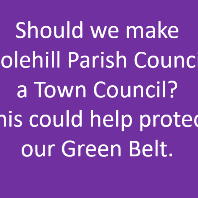 Should we make Colehill Parish Council a Town Council?