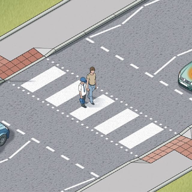Image of a pedestrian crossing